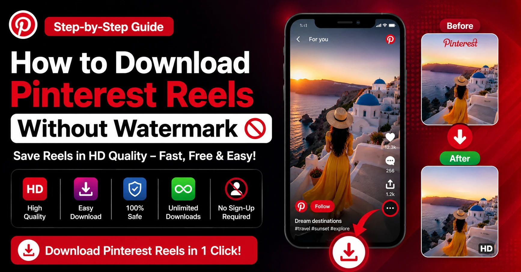 How to Download Pinterest Reels Without Watermar