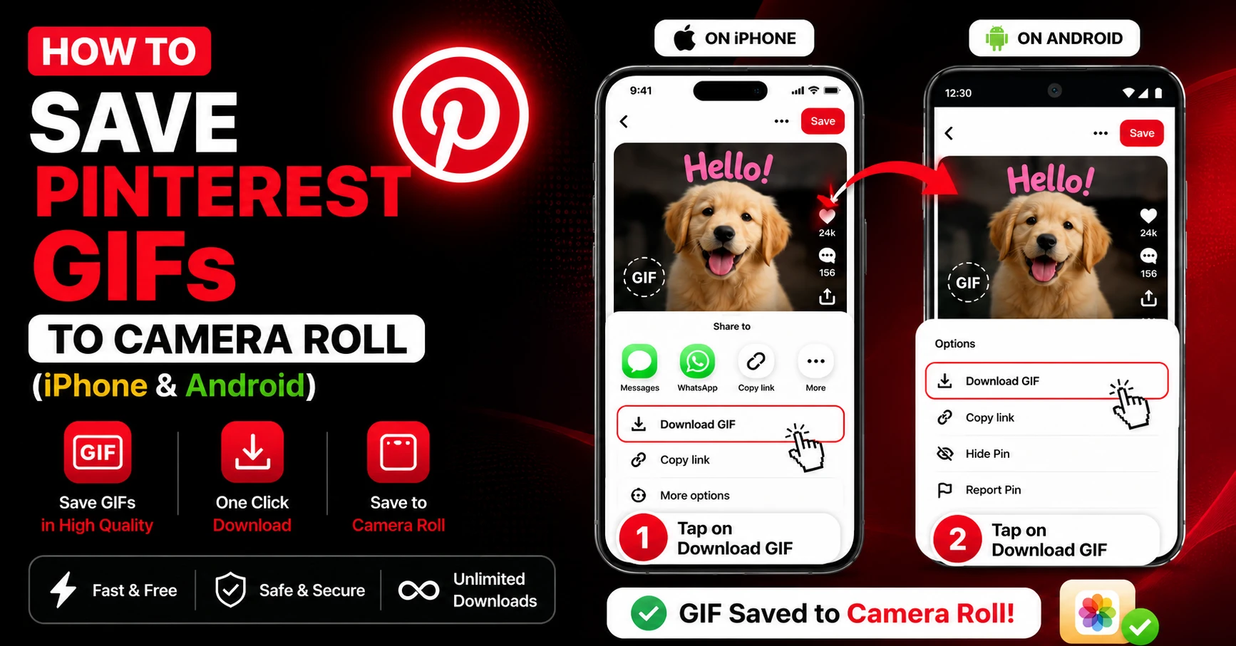 How to Save Pinterest GIFs to Camera Roll